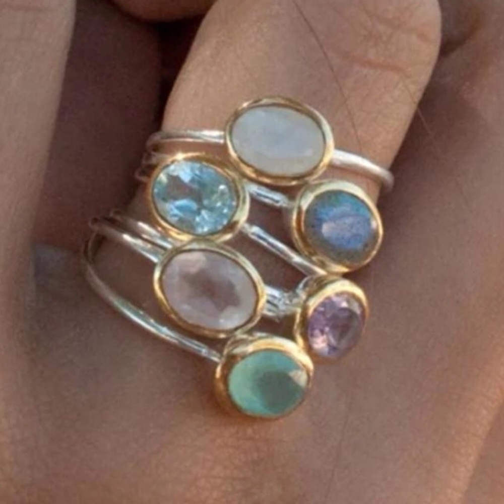 Gorgeous Silver Gemstone Ring